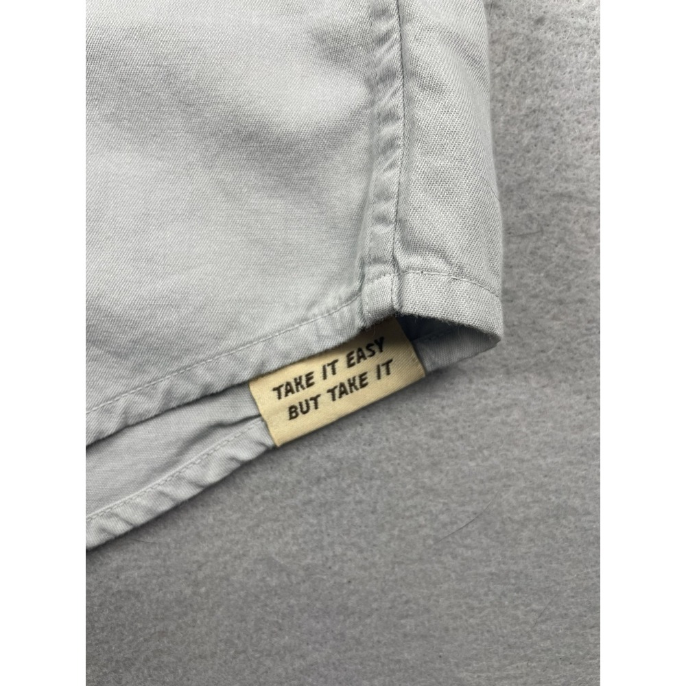 Western Aloha Shirt Mens XXL Gray Marlin Embroidered Western Snap NEW - Picture 7 of 13